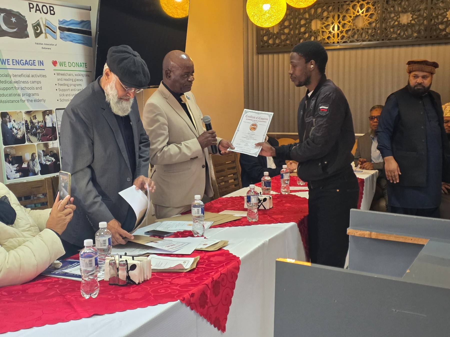 Certificate distribution